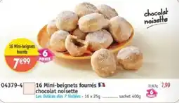 Maximo 16 Mini-beignets fourrés chocolat noisette offre