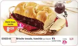 Maximo Brioche tressée, tranchée offre