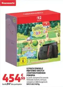 Auchan Direct Nintendo Switch 2 Édition Pokémon Pokopia offre