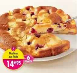 Maximo Moelleux aux fruits offre