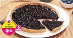 Maximo Tarte aux myrtilles offre