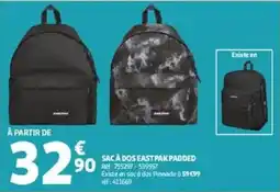 Auchan Direct EASTPAK SAC À DOS PADDED offre