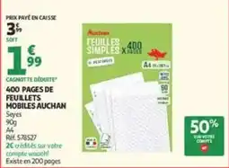 Auchan Direct Auchan Feuilles simples offre