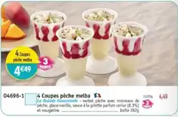 Maximo 4 Coupes pêche melba offre