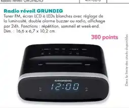 Maximo GRUNDIG Radio réveil offre