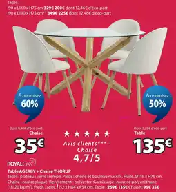 JYSK Royal oak table agerby offre