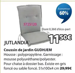 JYSK Jutlandia coussin de jardin gudhjem offre