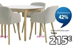 JYSK Table offre