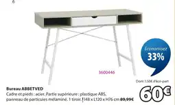 JYSK Bureau abbetved offre