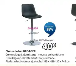 JYSK Chaise de bar broager offre