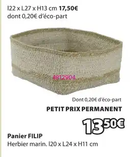 JYSK Panier filip offre