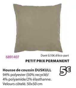JYSK Duskull housse de coussin offre