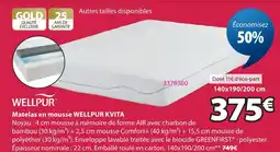 JYSK Wellpur matelas en mousse kvita offre