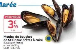 Promocash Promo - moules de bouchot de st brieuc prêtes à cuire offre
