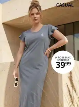 Ulla Popken Robe maxi en jersey offre