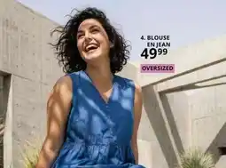 Ulla Popken Blouse en jean offre