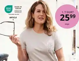 Ulla Popken Oeko-tex - t-shirt offre