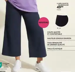 Ulla Popken Jupe-culotte en bengalline offre