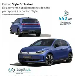 Volkswagen Finition style exclusive offre