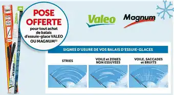 Valeo / magnum bon plan sur la pose de balais d'essuie-glace valeo ou magnum
