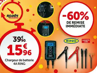 Ring chargeur de batterie 4a