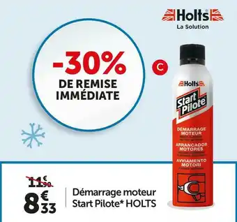 Holts démarrage moteur start pilote*