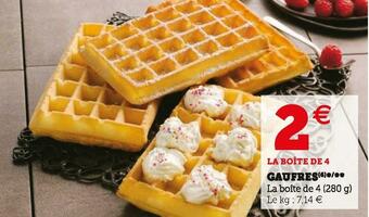 U Express Gaufres offre