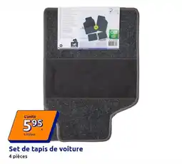 Action SECURE Set de tapis de voiture offre