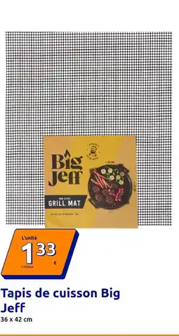 Action Big Jeff Tapis de cuisson offre