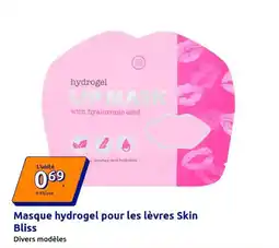 Action Skin Bliss Masque hydrogel pour les lèvres offre