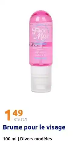 Action Face Mist Brume pour le visage offre