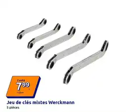 Action Werckmann Jeu de clés mixtes offre