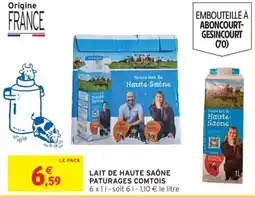 Intermarché Lait de Haute Saône offre