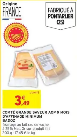 Intermarché Comté Grande Saveur offre