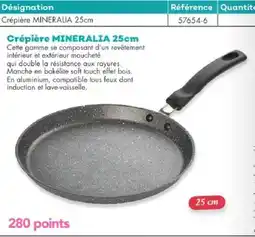 Maximo MINERALIA Crépière 25cm offre