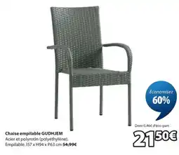 JYSK GUDHJEM Chaise empilable offre