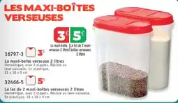 Maximo LES MAXI-BOÎTES VERSEUSES offre