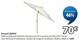JYSK LEMVIG Parasol offre