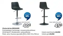JYSK BROAGER Chaise de bar offre