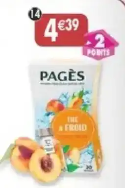 Maximo PAGÈS THE A FROID offre