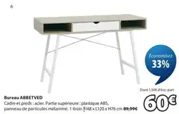 JYSK ABBETVED Bureau offre