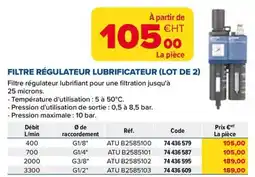 Prolians FILTRE RÉGULATEUR LUBRIFICTEUR offre