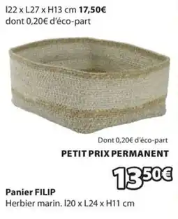 JYSK FILIP Panier offre