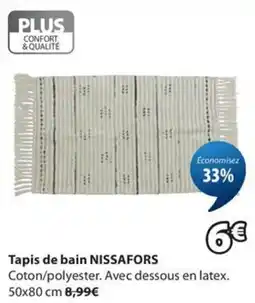 JYSK NISSAFORS Tapis de bain offre