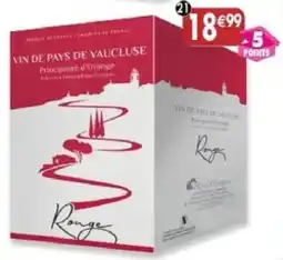 Maximo VIN DE PAYS DE VAUCLUSE Rouge offre