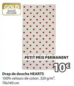 JYSK HEARTS Drap de douche offre