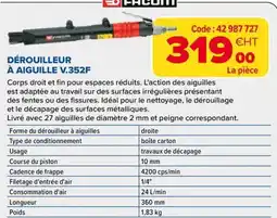 Prolians Facom dérouilleur à aiguille v.352f offre