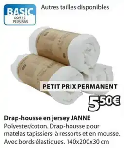 JYSK JANNE Drap-housse en jersey offre
