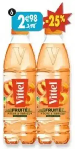 Maximo Vittel Fruitée Pêche & Abricot offre