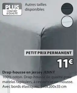 JYSK JENNY Drap-housse en jersey offre